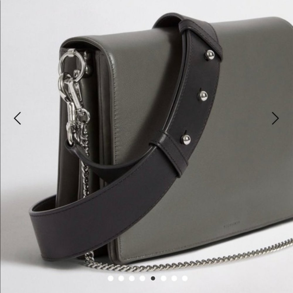 SOLD! All Saints Zep Box Lambskin Bag - Picture 4 of 16